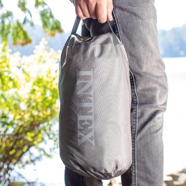 Надувний матрац INTEX TruAire для 2 осіб (13719122 см) макс. 272 КГ Надувне ліжко для гостей з електричним насосом USB, технологія Fiber-Tech, сумка для перенесення