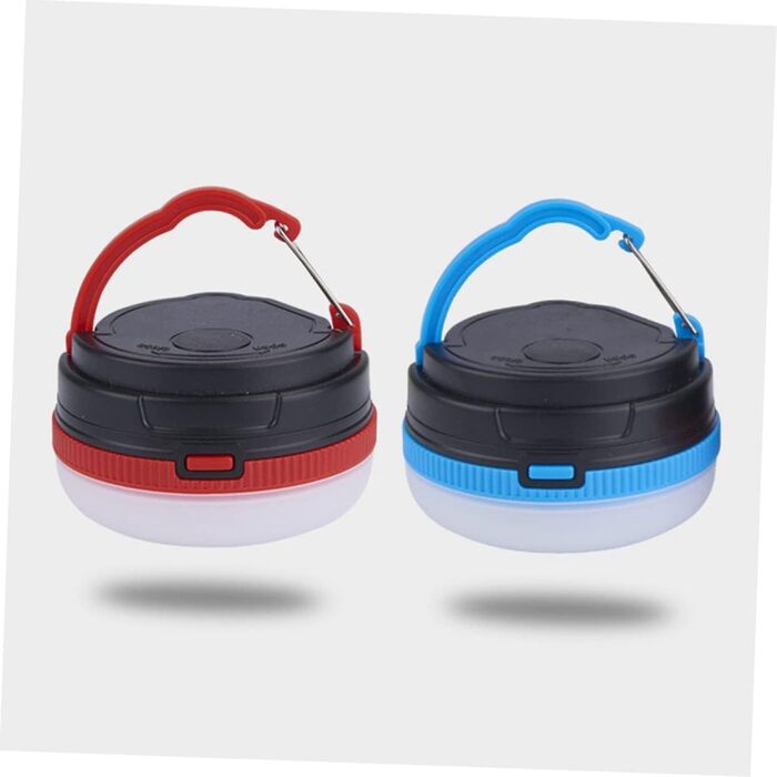 Комплекти електричних кемпінгових ліхтарів 6 кемпінгових ламп з абажуром червоного кольору для кемпінгу, намету, човна, риболовлі 2 шт. * 3 як зображено x 3 шт. середній x 3 шт., 3