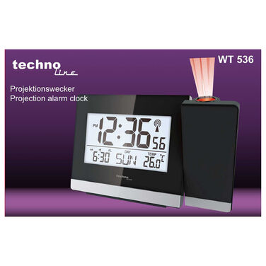 Годинник проекційний Technoline WT536 Black (WT536)