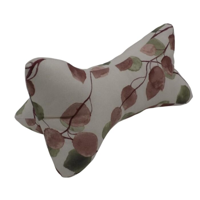 Мануфактура Martinshof Осіння кістка для читання, подушка для шиї, кістка для шиї, валик для шиї, подушка для читання, кістка для читання, підставка для книги, розслаблююча подушка, подушка, підтримка шиї, ергономічна, бавовна, трави, листя