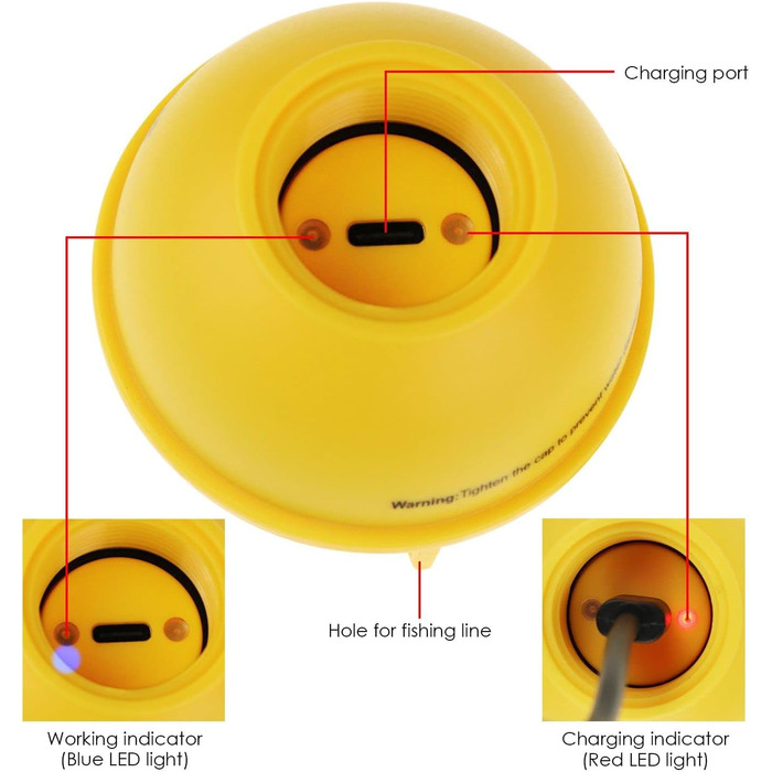 Бездротовий ехолот Портативний ехолот Датчик ехолота Датчик ехолота 45 м Акумуляторний ехолот Аксесуари для риболовлі на байдарках Аксесуари для морської риболовлі, підлідної риболовлі, риболовлі на човні