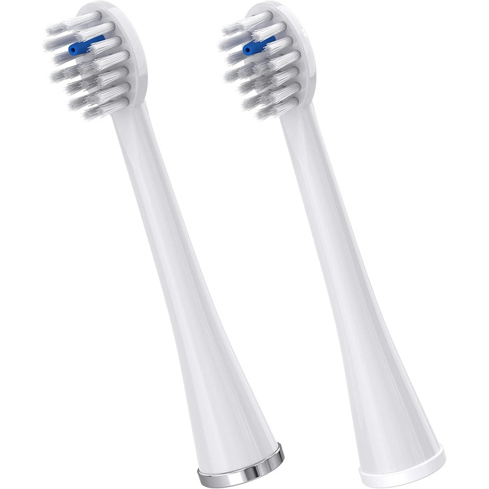 Насадки для щітки Waterpik Sonic Fusion, електрична зубна щітка Sonic Fusion зі змінними головками з вбудованою водяною ниткою, 2 упаковки (SFRB-2EW) змінні головки одинарні