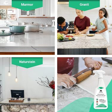 Засіб для чищення натурального мармуру 500 мл, засіб для чищення та догляд за зеленим мармуром Emma, засіб для чищення стільниць в