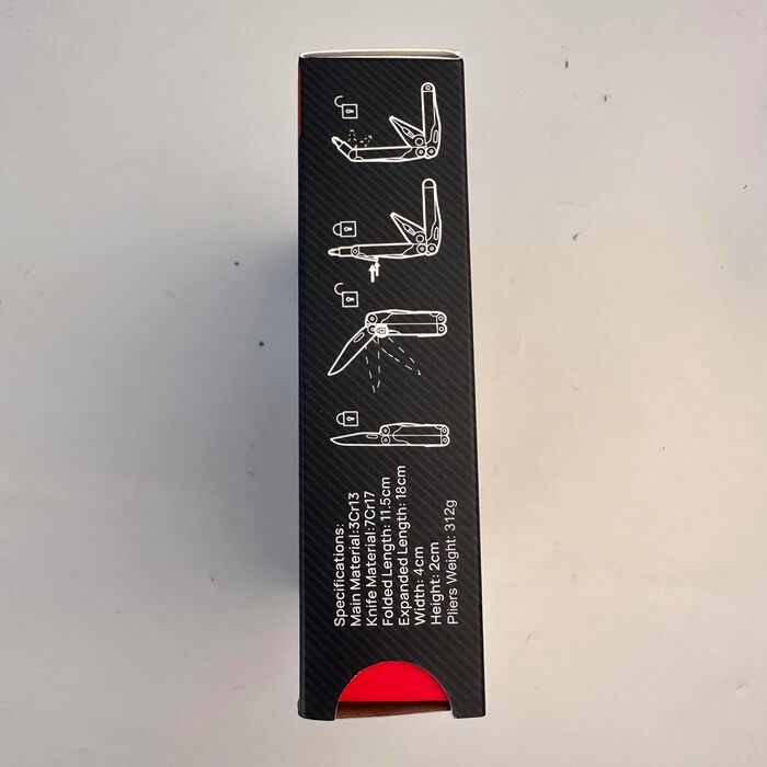 Мультитули, складні плоскогубці Multi Tool з покращеними ножицями та викруткою, нержавіюча сталь з нейлоновим чохлом, ідеально під