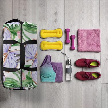 Спортивна сумка для фітнесу, йоги та танців, дорожня сумка для вихідних, з красивим дизайном метелика, унісекс сумка для тренувань