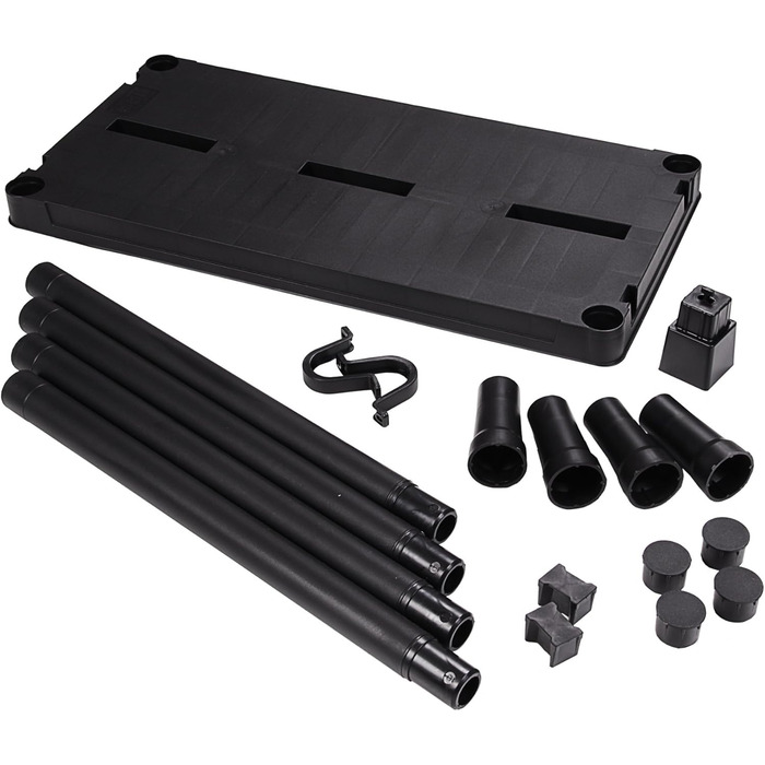 Стелаж Ondis24, полиця для зберігання, 71 x 35 x 180 (В) см, стелаж без болтів, пластиковий стелаж, міцний стелаж 15 дюймів, вантажопідйомність до 180 кг, 71 x 35 x 180 см