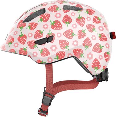 Дитячий шолом Smiley 3.0 LED - Велосипедний шолом з підсвічуванням - Глибока посадка та місце для косички - для дівчаток та хлопчи