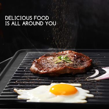 Контактний гриль Panini Grill, Бутербродниця, 2000 Вт, нержавіюча сталь з антипригарним покриттям, 180 градусів відкидний, контроль температури, ОДНОРАЗОВА УПАКОВКА., 30KLU- XXL