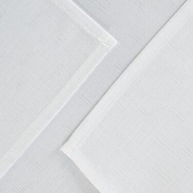 Скатертина Vienna Home, захист від плям, біла, овальна 140х180 см Біла 140 х 180 см овальна