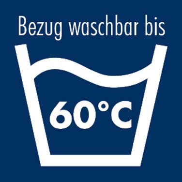 Трикамерна подушка Irisette для шиї Theo з серцевиною з віскозної піни та чохлом з найтоншого атласу Mako, 40 x 80 см, біла, (1 упаковка) білий