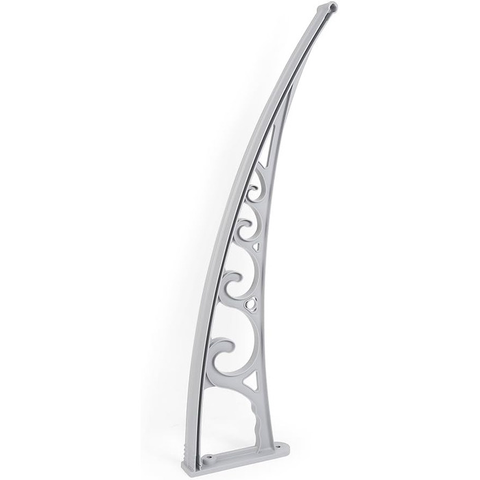 Вхідний навіс, дах, тент з полікарбонату, міцний, дах, захист від дощу та ультрафіолетового випромінювання, шатер (60 x 100 см (білий) 60*100 см (білий)