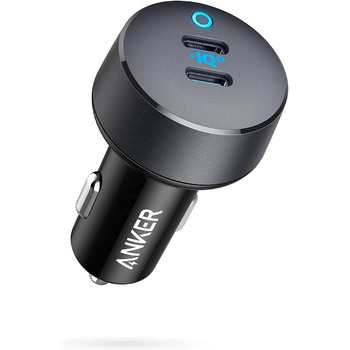 Автомобільний зарядний пристрій Anker PowerDrive III Duo USB-C, 40 Вт 2-портовий зарядний пристрій PowerIQ 3.0, Power Delivery для