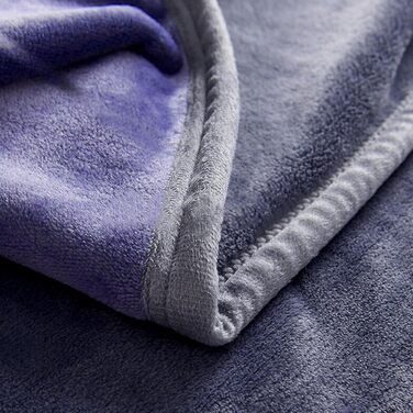 Водонепроникна ковдра YISURE Love Blanket 230x203 см для пар, ковдра Splash розміру King для дорослих пар, двосторонній захисний чохол для меблів або матраца сірий/фіолетовий 230x203 см