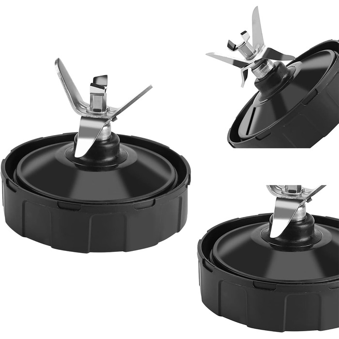 Для змішувального леза Ninja для кухонного комбайна Ninja Mixer 3в1 Деталі 1500 Вт Чорний пластик Метал 1000 Вт 1500 Вт Заміна соковижималки Підлогове лезо соковижималки з 7 лезами