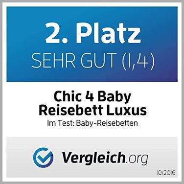 Розкішне дорожнє ліжечко CHIC 4 BABY 340 41, Terranova