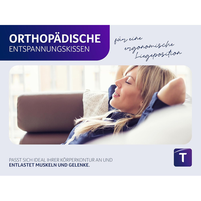 Ексклюзивна спеціальна подушка для сну Traumnacht з в&39язкопружною піною, що знімає тиск, 40 x 60 см, сертифікована Oeko-Tex, виготовлена за німецькими стандартами якості, (1 упаковка), кремова