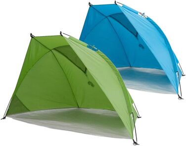 Пляжний намет для активного відпочинку Helios Air - туристичний пляжний намет із захистом від ультрафіолету 80 та вікном, що закривається, пляжний намет для подорожей (синій)
