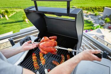 Шампур RSLE преміум-класу, високоякісний шампур для барбекю-станцій RSLE для VIDERO G2/G3, MAGNUM G3 і чайника-гриль 1 F60 з кільц