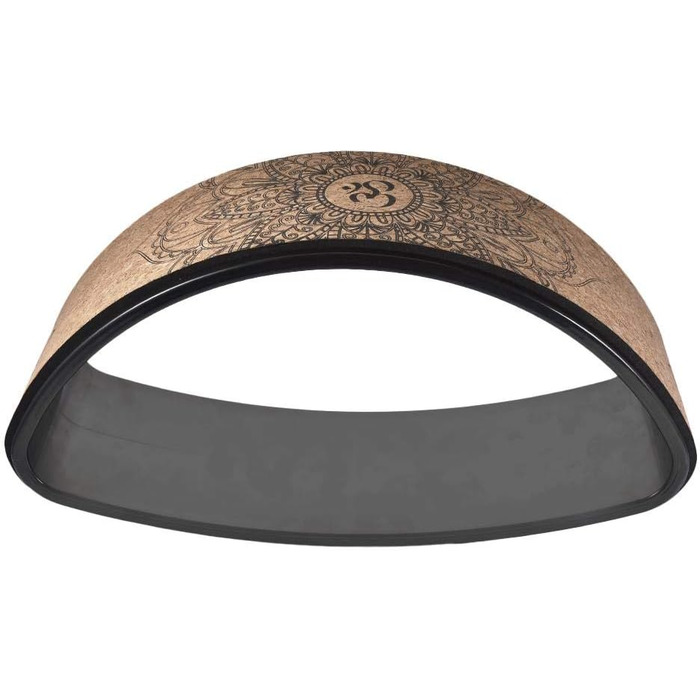 Колесо для йоги Windyday Natural Stretch Roller - нековзне, гнучке, витримує навантаження до 200 кг (еліпс)