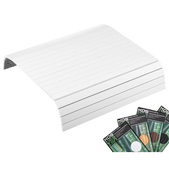 Бамбуковий піднос для дивана для підлокітників - Протиковзкий, гнучкий диванний столик для всіх підлокітників - Міцний журнальний столик з елегантним дизайном, натуральний колір, підходить для будь-якого інтер&39єру (білий)