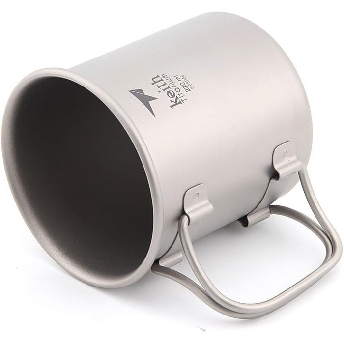 Складані титанові чашки для води, напої, кемпінгові чашки без кришки, надлегкі портативні туристичні кружки 40 г 220 мл, 3200