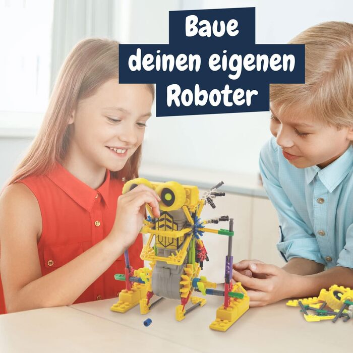 Набір роботів із 126 деталей створіть власного робота за допомогою цього набору електроніки, навчальної гри та конструктора для ді