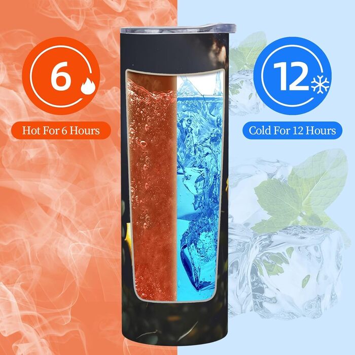 Кухоль з прямою трубочкою, красиві жовті троянди, принт, дорожній кухоль, підходить для кемпінгу, офісу та дому, 590 мл