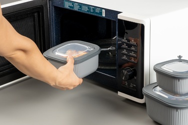 Контейнер 1,1 л Line Box Gray Idea Home