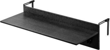 Балконний стіл VEVOR, 800x300 мм, Складаний підвісний балконний стіл, Розкладний стіл для використання на вулиці, Вантажопідйомність 22 кг, Підходить для перил від 25,4 до 109,22 мм, Сервірувальний стіл для тераси та палуби 800 x 450 x 240 мм