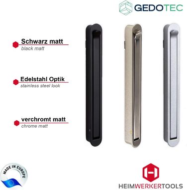 Складний гачок Gedotec металевий чорний матовий MITAL вбудований гачок складний Розміри 140 x 16 мм Вантажопідйомність кг Вентиляц