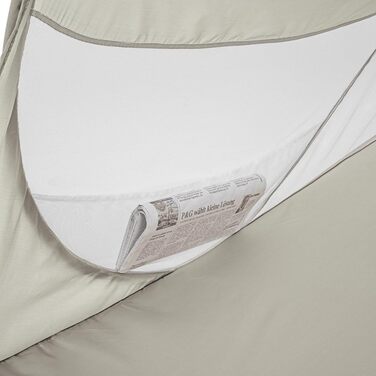 Висувний пляжний навіс tectake 245x145x95 см із захистом від ультрафіолету - Різні кольори - Сірий 401677