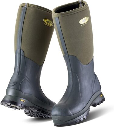 Гумові чоботи Grubs Snowline Wellies зеленого кольору, розмір 39/40