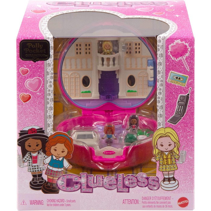 Колекційний набір ляльок Polly Pocket x Clueless Фіолетовий