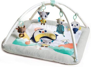 В-1 Play Mat Baby з музикою, 0 місяців, Play Blanket Baby, 18 заходів, інтерактивна музична фігурка, висококонтрастна дитяча книга, регульовані бантики, (Полярні чудеса), 2-