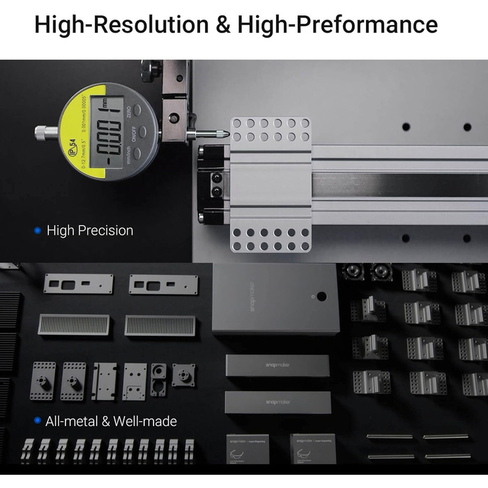 Принтер Snapmaker A350T, 3D-друк, лазерне гравірування та 3D-принтер з ЧПУ 3 в 1, 3D-принтер FDM із автоматичним вирівнюванням із