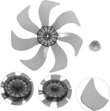 Гарнек лопаті підлогового вентилятора лопаті вентилятора запчастини лопаті вентилятора аксесуари для 7 листів падає на підлогу стельовий вентилятор електричний двигун металевий жіночий компонент pp
