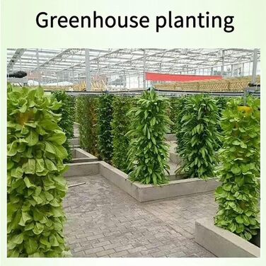 Ярусів 45 отворів Aquaponics Growth System Vegetable Plant Tower Подарунок для любителів саду Стандарт//, 15