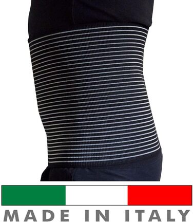 Регульований післяопераційний відновлювальний пояс BODYPERFECT Postpartum Buikwrap для кесаревого розтину та вагітності з підтримкою спини, унісекс, 28 см (чорний, XL) Чорний XL - обхват талії 115/125 см