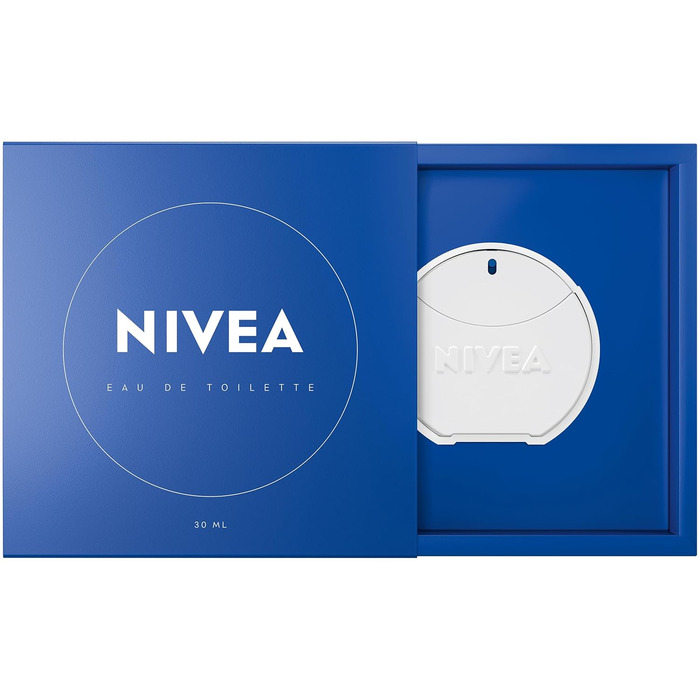 Туалетна вода NIVEA Creme, парфуми з культовим ароматом NIVEA Creme, свіжим та ніжним унісекс-ароматом у культовому флаконі (30 мл)