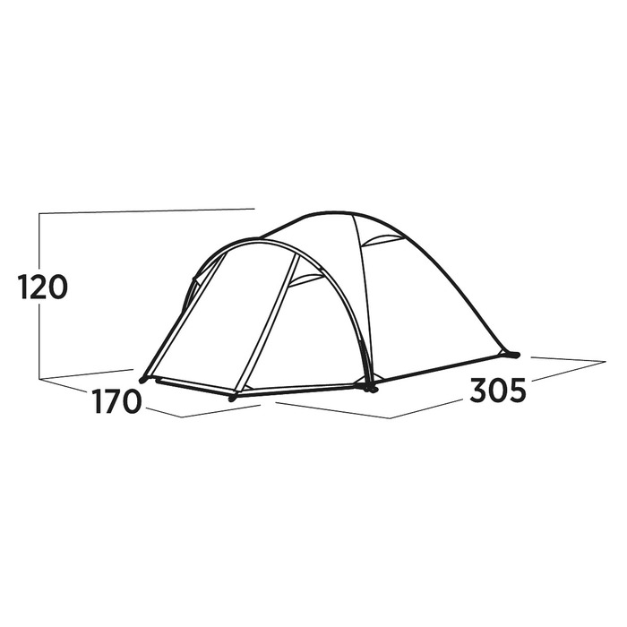 Намет тримісний Easy Camp Setesdal 3 (120477)
