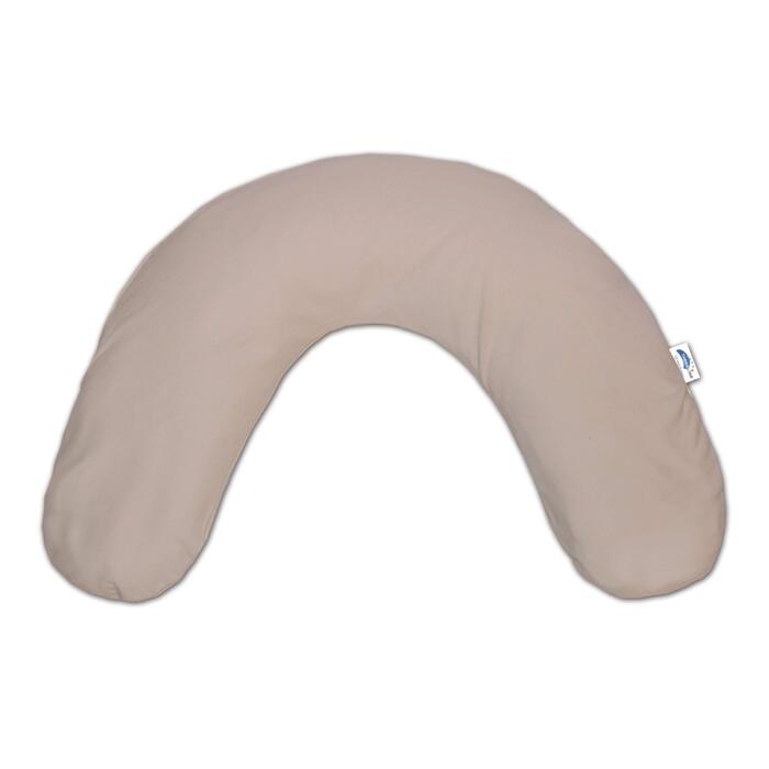 Подушка для сну та шиї Theraline, середній розмір 100x21 см Наповнювач з бісеру У комплекті чохол, колекція Cappuccino Bamboo, мікробісер, колекція Cappuccino Bamboo