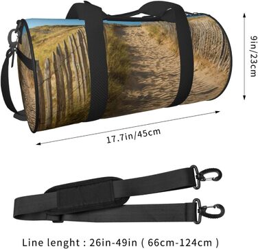 Спортивна сумка, дорожня сумка, пляжний принт, з принтом, сумка на нічліг, чорна, універсальний розмір, сумка для подорожей