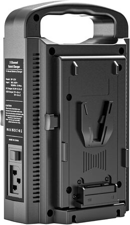 Зарядний пристрій для акумуляторів V Mount, двоканальний адаптер живлення PowerTrust 16,8 В постійного струму, швидкий зарядний пристрій для акумуляторів Sony V Mount/V Lock