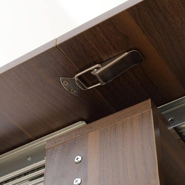 Обідній стіл HOMCOM, 60-180x85 см, 3-рівневий розкладний кухонний стіл до 6 осіб, сучасний обідній стіл, для вітальні, їдальні, кухні, коричневий