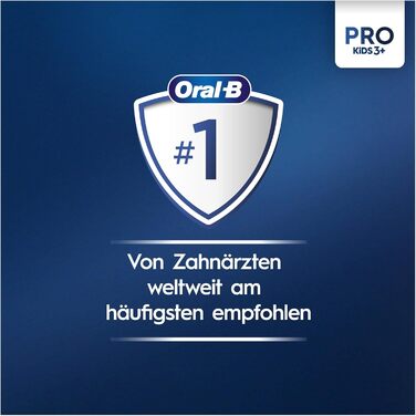 Електрична зубна щітка Oral-B Pro Kids Lion King для дітей від 3 років, включаючи режим Sensitive для догляду за зубами, надмяку щетину, 1 насадку для щітки, 4 наклейки