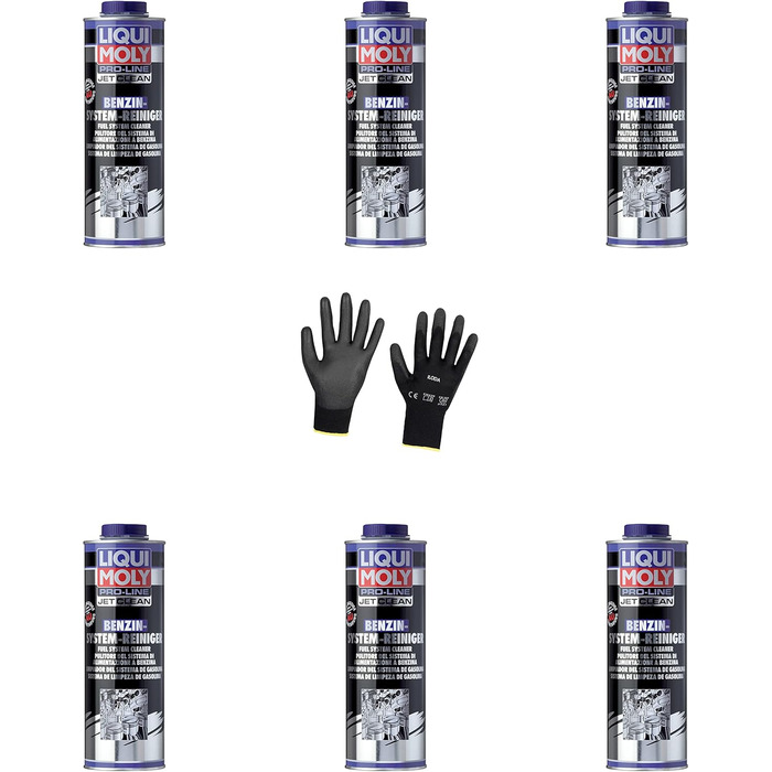 Захисні рукавички Iloda 6xOriginal Liqui Moly 1l Pro-Line JetClean Petrol System Cleaner 5147