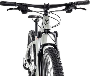 Гірський велосипед Axess Brash MTB Hardtail 16-швидкісна передача Гідравлічні дискові гальма, сірий, 21 дюйм