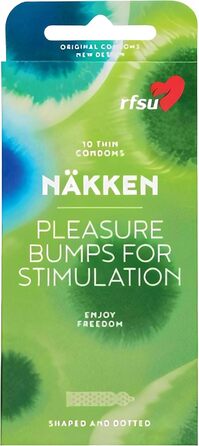 Анатомічні презервативи з виступами (виступами задоволення) для більшої пристрасті, 1 x 10 шт.