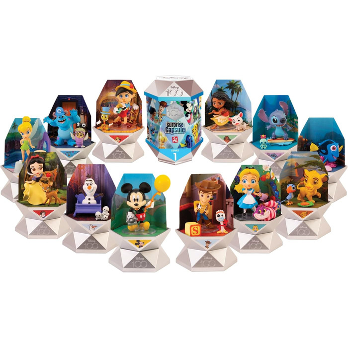 Капсули-сюрпризи Унісекс Набір фігурок Стандартний один розмір Різнокольоровий, 100 -