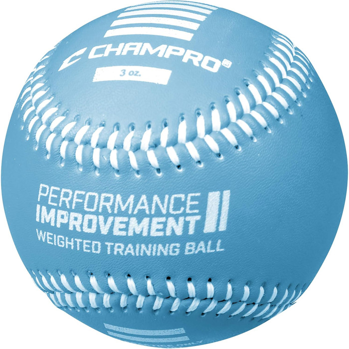 Тренувальний бейсбольний набір Champro, 6 предметів, червоний/бордовий/зелений/жовтий/синій/чорний, 9 дюймів (22,9 см) 3, 4, 6, 7, 9 та 11 унцій. Жовтий, фіолетовий, зелений, синій, червоний, помаранчевий